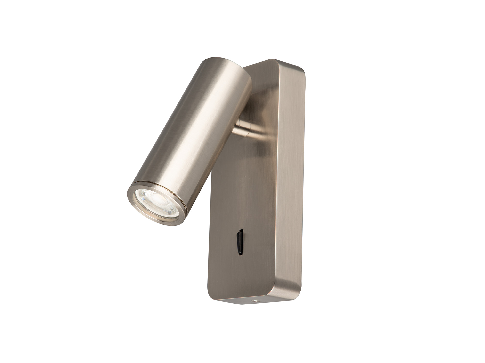 M8875  Notte Wall Lamp Switched, 1 x Mini GU10, Satin Nickel